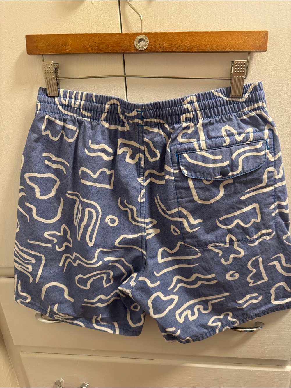 Patagonia Men’s Blue Printed Shorts - Picture 5 of 6